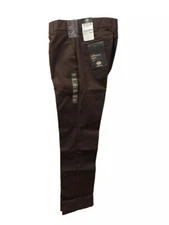 Dickies Skateboarding Men's Slim Fit Pants chocolate brown 31x32 WPSK94