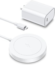 Magnetic Wireless Charger Charging Pad with 20W USB C PD Adapter MagSafe Charger