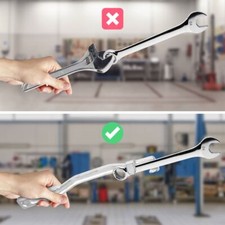 Universal Wrench Extender Tool Bar / Torque Adaptor Extension for Hard to Reach