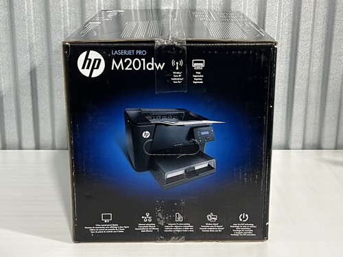 HP Laserjet Pro M201dw Wireless Monochrome Network Printer CF456A FACTORY SEALED - Picture 2 of 5