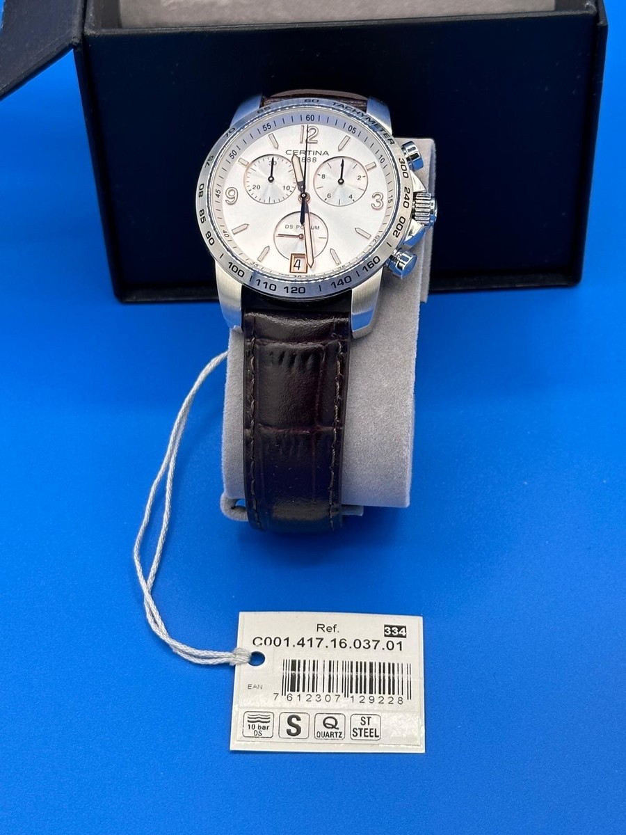 Certina Quartz DS Podium 100M Men's 40mm Chronograph Watch ref