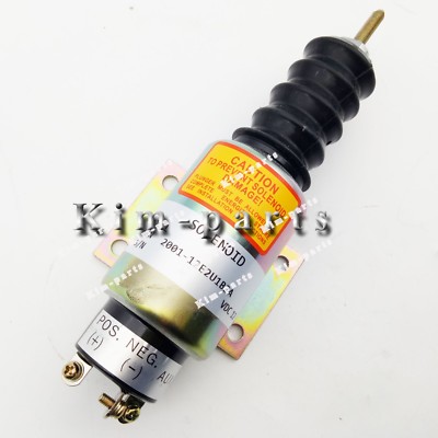 New 12V Fuel Solenoid 2001-12E2U1B2A Express Shipping
