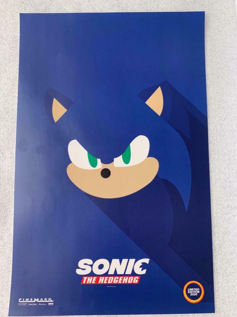 SONIC THE HEDGEHOG 11x17 Original Promo Movie Poster 2020 REGAL LE, The  Cinema Collection