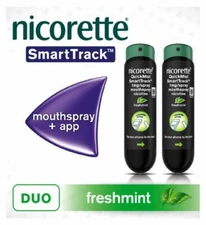 Nicorette Quickmist SmartTrack Mouth Spray Duo Pack 1mg