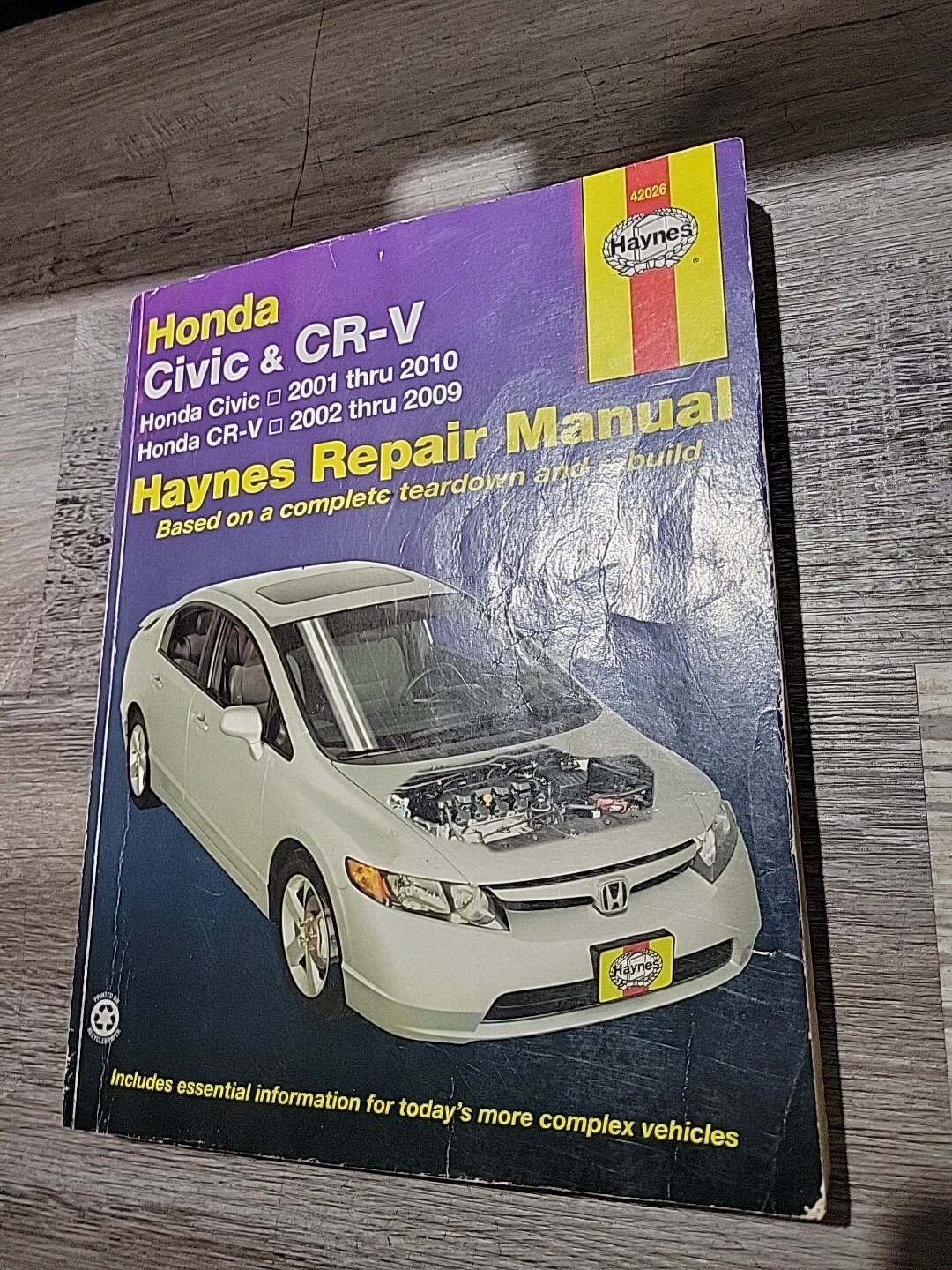 Haynes Repair Manual Honda Civic CR V 42026 EBay haynes-repair-manual-honda-civic-cr-v-42026-ebay