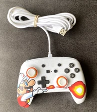 PowerA Enhanced Wired Controller - Fireball Mario - Nintendo Switch