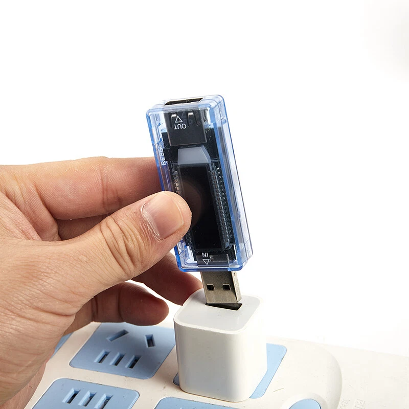 USB 5V 9V 12V 20V QC 2.0 3.0 OLED Strom Spannungsprüfer  USB Ladegerät Voltmeter - Bild 2 von 4