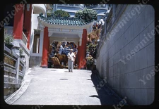 SL89 Original slide 1950's Red Kodachrome Hong Kong Tiger Balm 886a