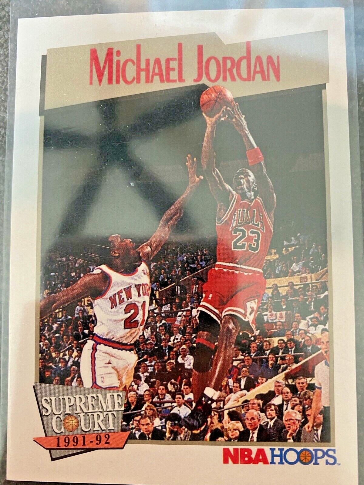 1991-92 Hoops #455 Michael Jordan Supreme Court