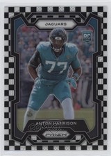 2023 Panini Prizm Rookies Black & White Checker Prizm Anton Harrison #347 p8v