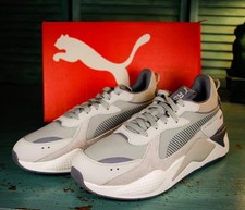 PUMA RS-X Suede Men's Sneakers Athletic Shoes US Size 11 Cool Gray Mist NIB
