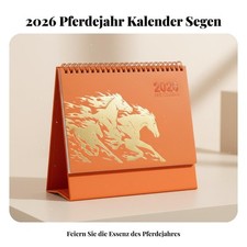 Schreibtischkalender 2026 mit Ledercover, personalisierbar, kreatives B&uuml;rodekor