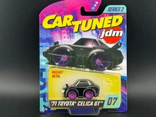 CarTuned 71 Toyota Celica GT Black #07 JDM Series 2 1/64