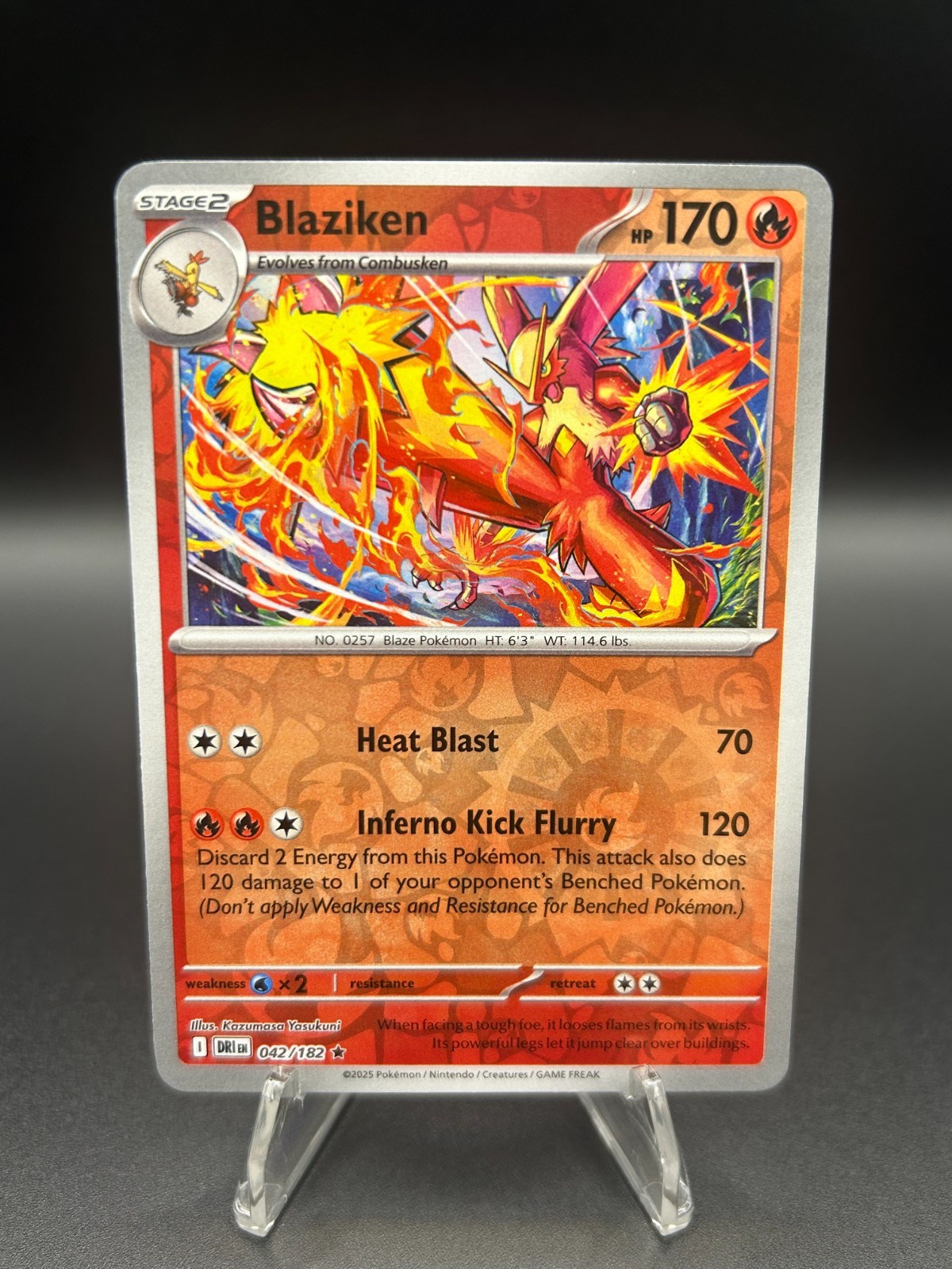 • Blaziken • 042/182 Reverse Holo SV10 Destined Rivals Pokemon TCG NM