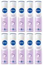 NIVEA Double Effect Anti-Perspirant Spray Women Alcohol-Free Deodor72H 200ml 10P