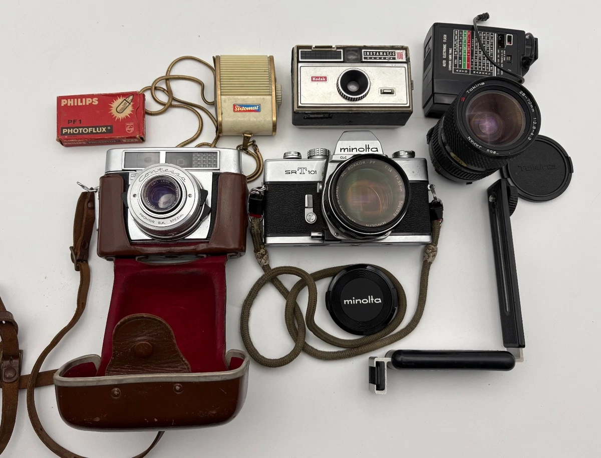 Appareil Photo Argentique Minolta SRT 101 Avec Objectif MD Rokkor 45 Mm F/1:2