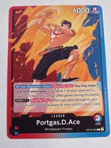 Portgas D Ace Leader Card | eBay Portgas D Ace Leader Card | eBay