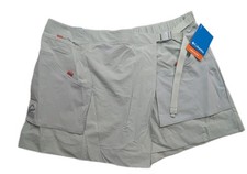 Columbia Women's Size XL Cove Beach Skort With Pockets Gray NWT 70