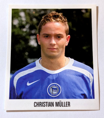 Christian Müller Hertha BSC BERLIN Panini football 2005/2006 sticker decal