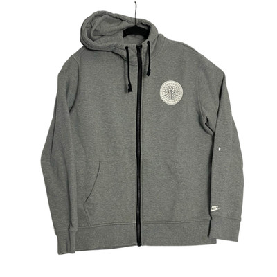 Nike Track & Field USATF USA Grey Full Zip Hoodie Hooded Jacket Mens Size XL