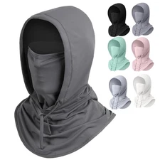 Summer Cooling Balaclava Mask UV Protection Sun Hood Breathable full Face Cover