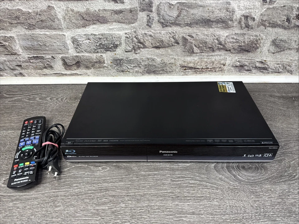 Panasonic DMR-BS785 Blu-Ray Disc Recorder – 500 GB Festplatte – Schwarz