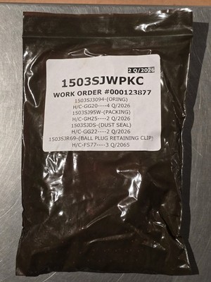 Genuine OEM TechnipFMC Swivel Packing Kit Part# 1503SJWPKC (In Date) - NEW