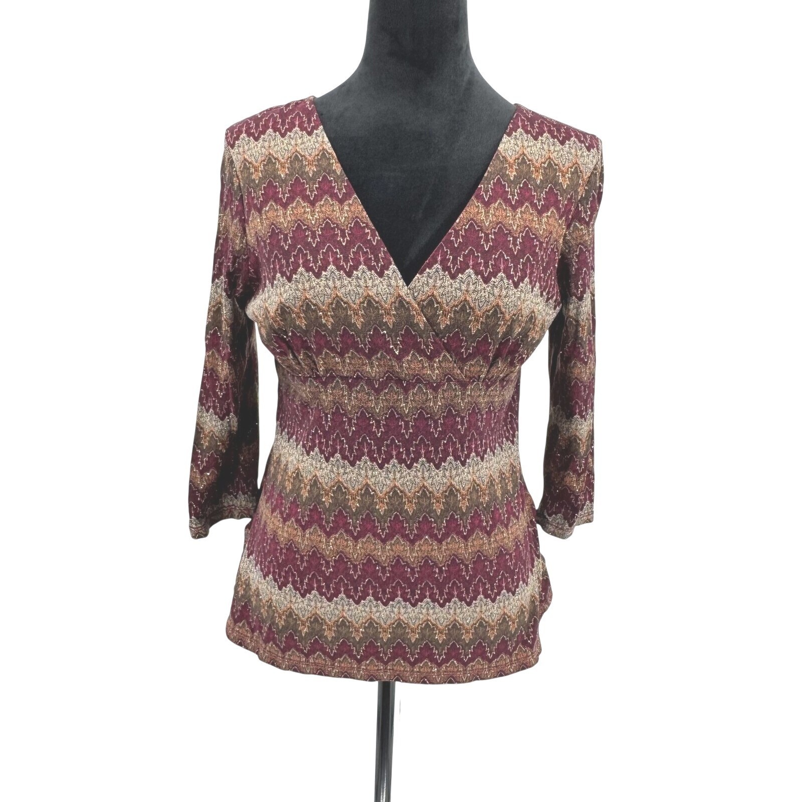 Vintage Y2K Babydoll Top L Brown Earthy Indie Granola Forest Fairy Boho Goblin