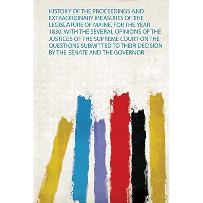 History of the Proceedings and Extraordinary Measures o -  NEW Hardpress 2020