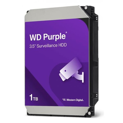 Western Digital Purple disco rigido interno 1 TB 5400 Giri/min 64 MB 3.5 Serial