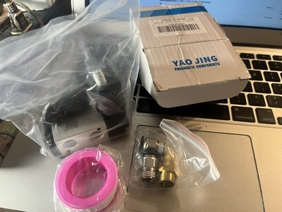 Yao Jing 1x 3H210-08 2 Position 3 Way 1/4 Hand Lever Operated Pneumatic Valve Ai