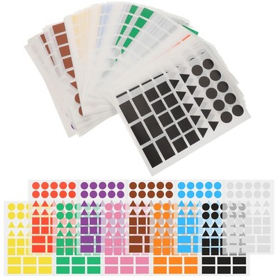 100 Sheets Adhesive Color Coding Stickers Classification Index Mark Sticky