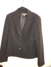 Ann Taylor Womens Size 6 Stretch 3 Button Suit Blazer