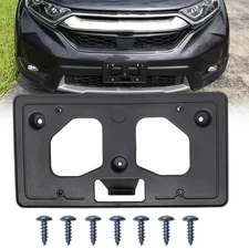 For Honda CR-V 2017 2018 2019 Front License Plate Frame Tag Holder Mount Bracket