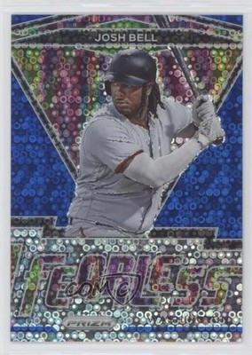 2021 Panini Prizm Fearless Blue Donut Circle Prizm 95/199 Josh Bell #FR-19 g9j