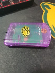 Mad Catz Translucent Purple Memory Card VMU Unit Sega Dreamcast 1999 HTK-7000