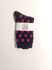 b studio -women's socks - multi color- Cotton Blend - Made in USA  O35 