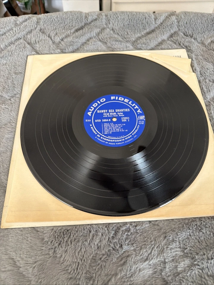 Old Time Bawdy Sea Shanties Vol. 5 Oscar Brand & Dave Sear - Audio Fidelity 1958 — 第 4/4 张图片