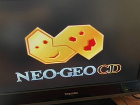 Neo Geo CD Console with Mini Controller & power cable SNK Tested Good condition