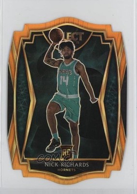 2020 Select Premier Level Orange Prizm Die-Cut 50/65 Nick Richards Rookie RC 5ov
