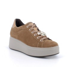 IGI&CO SNEAKERS CON ZEPPA DONNA 8671244 MARRONI CON LACCI CASUAL DAL 35 AL 40