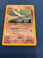 Pokemon TCG Lugia 20/64 Neo Revelation Rare Card 2001 WOTC Vintage LP