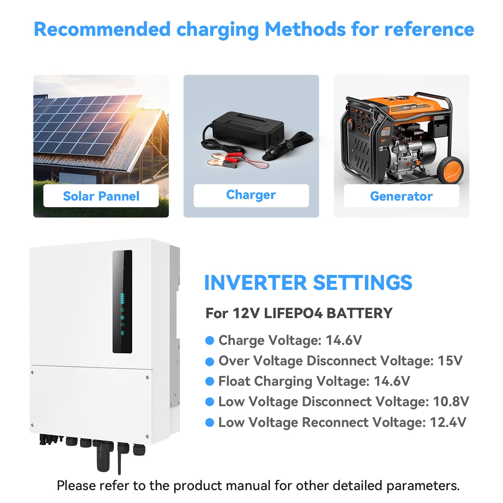 LiFePO4 12V 600Ah Lithium Battery BMS Deep Cycles Solar Marine RV Household Tool