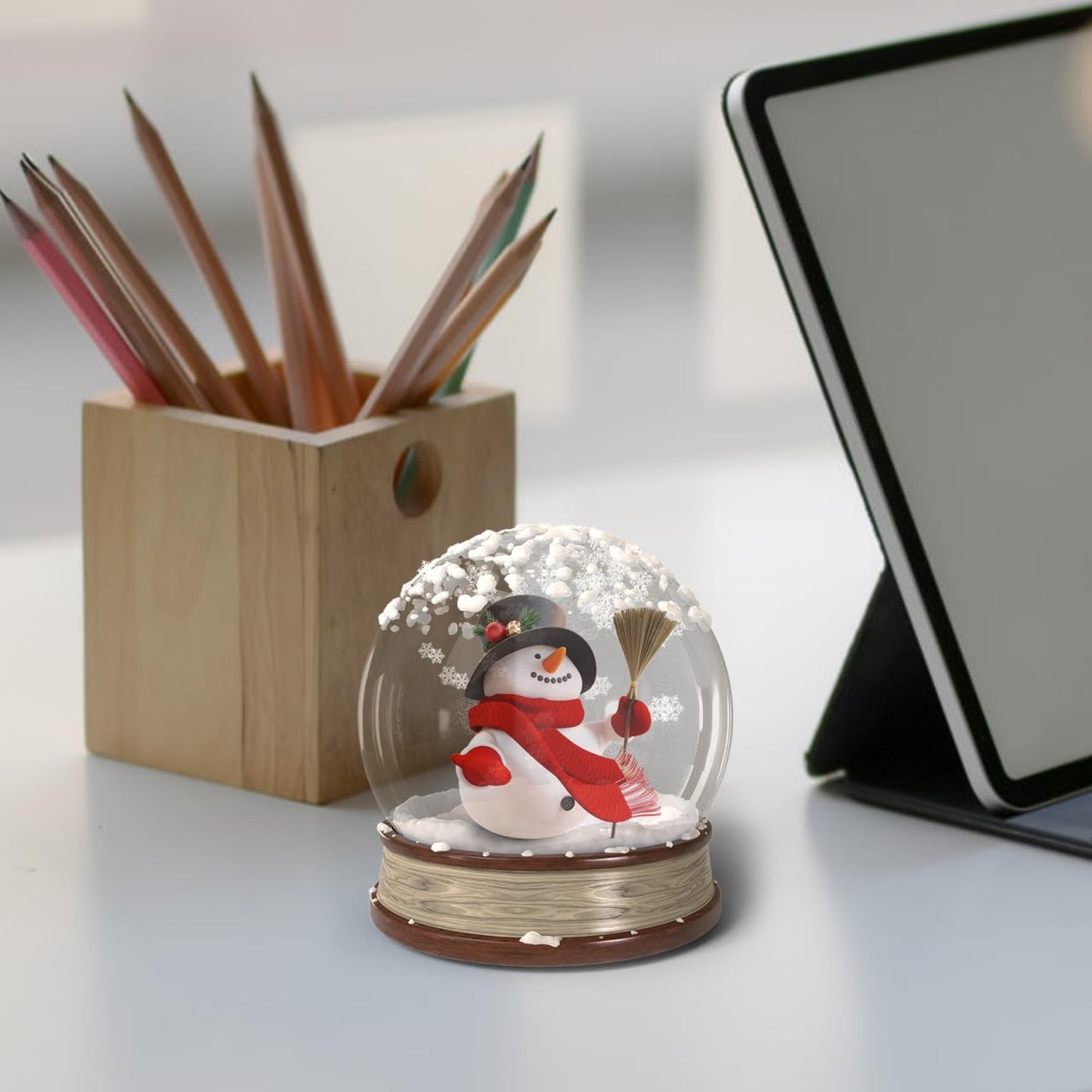 Healifty DIY Snow Globe Balls 4 Pack Craft Kit Empty Glass Globes Decorative ...