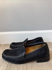 COACH 7.5 Monogram Preppy Loafers