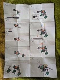 Lego Bionicle Rahaga 2004 4870 4879 Kualus Iruini Boxes, Instructions