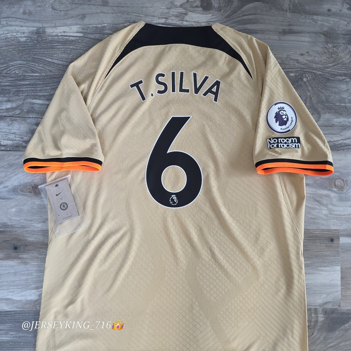 Nike Chelsea FC Thiago Silva #6 2022/2023 Third Authentic Jersey