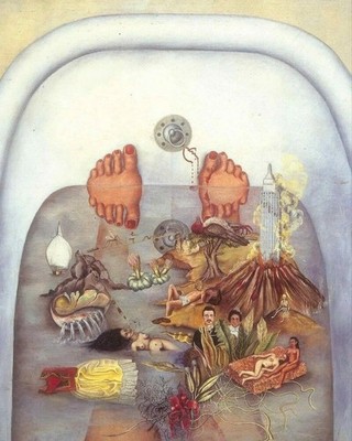 What the Water Gave Me, 1938 by Frida Kahlo vintage Art print Home Decor