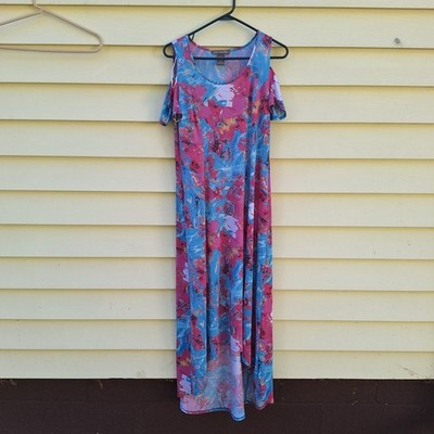 chinese dress ladies Mallory Maxi Dress  Fuchsia & Ivory Patterned Halter Dress for Summer  Events