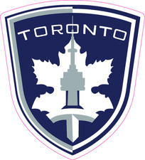 Toronto Hockey Shield Sticker – Toronto Fan Decal – Blue White Sticker - [019]